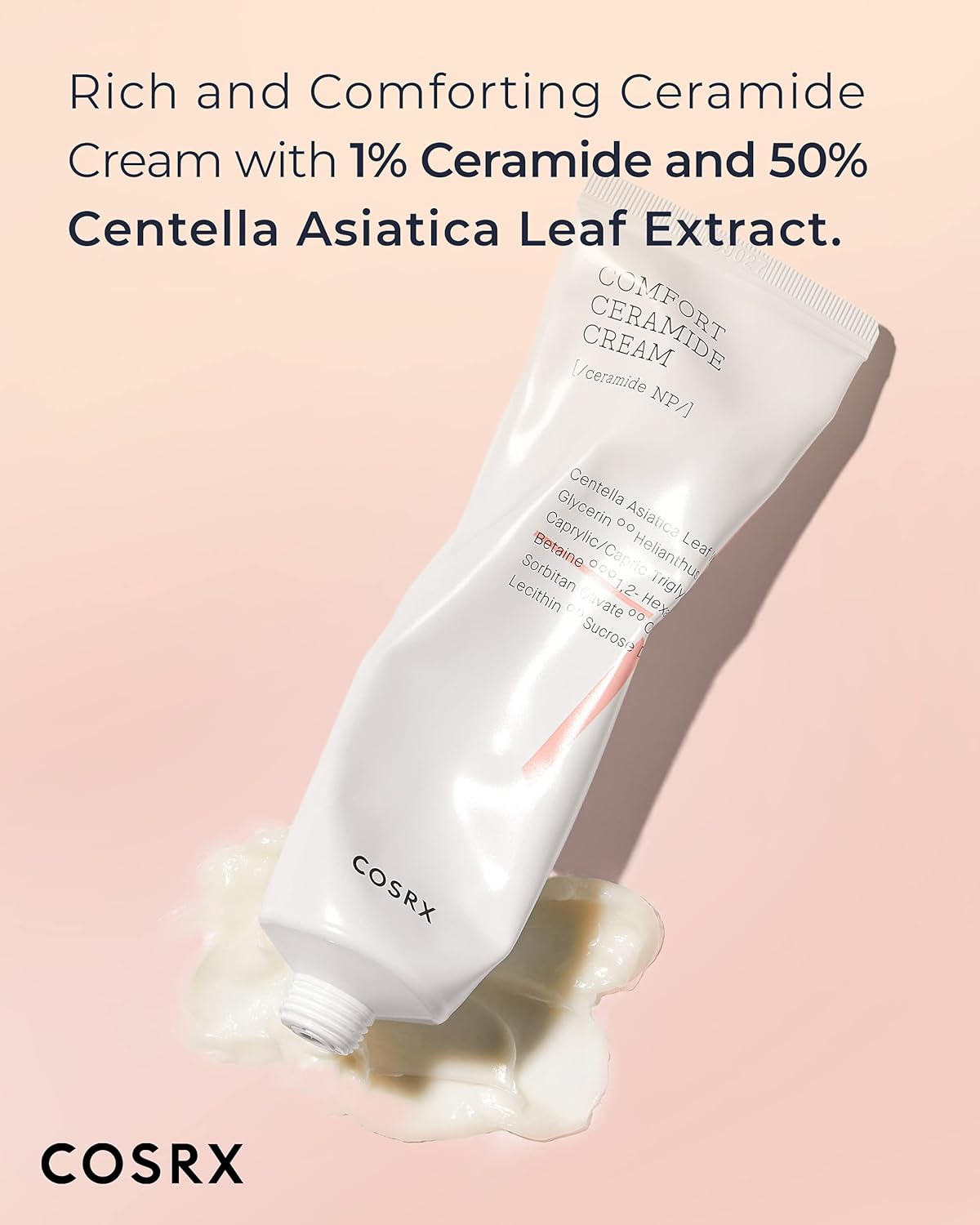 COSRX Comfort Ceramide Cream, 2.82 oz / 80g | Centella Asiatica Matte Balm | Korean Skin Care, Cruelty Free, Paraben Free